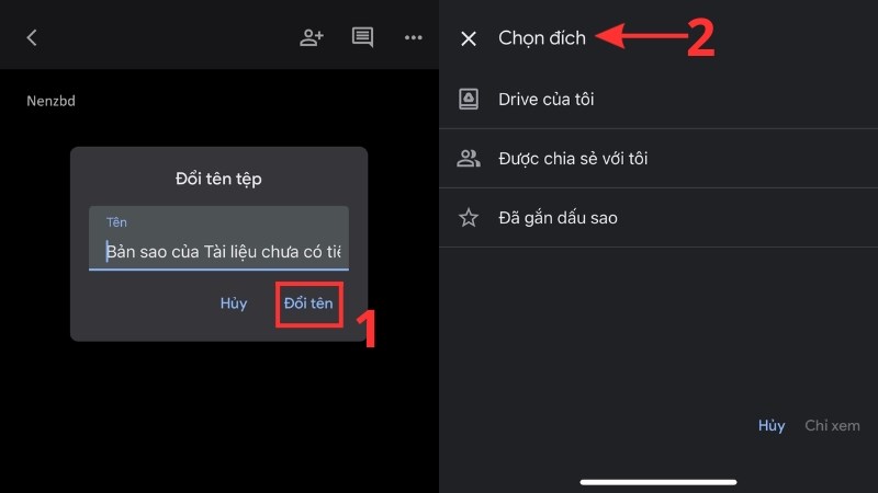 Nhập tên mới cho file bản sao