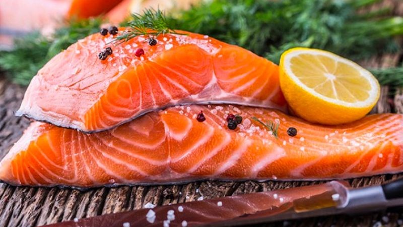 Cá hồi là thực phẩm giàu omega-3