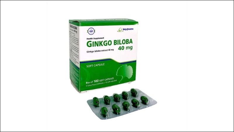 Ginkgo Biloba 40mg giúp tăng cường khả năng tập trung 