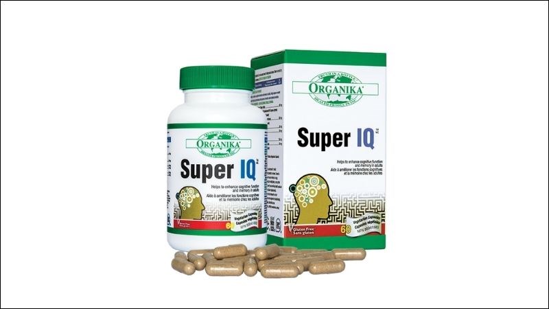 Viên bổ não người già Organika Super IQ giúp tăng cường tuần hoàn máu não