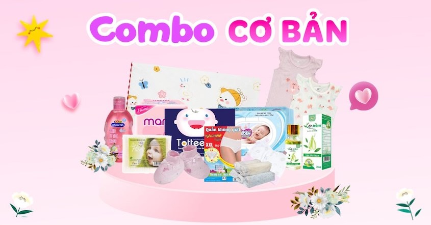 Gợi ý các sản phẩm trong combo đi sinh cơ bản