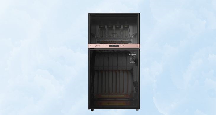 Máy sấy chén Midea MXV-ZLP80XC65-R có công suất 750W, phù hợp sử dụng trong gia đình