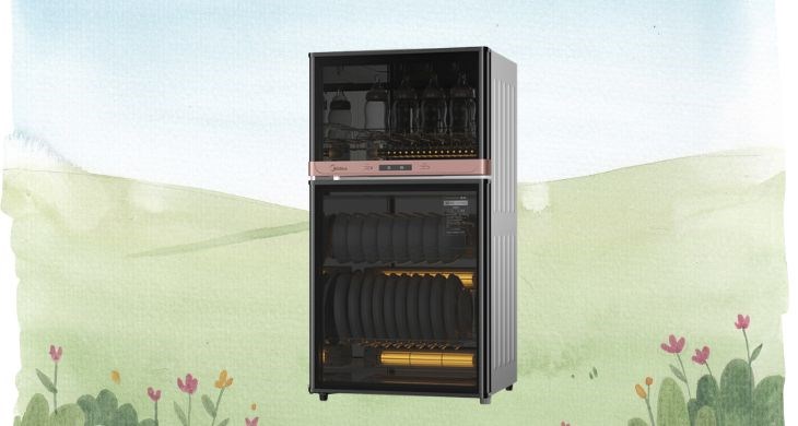 Máy sấy chén Midea MXV-ZLP80XC65-R đến từ thương hiệu Media uy tín, chất lượng