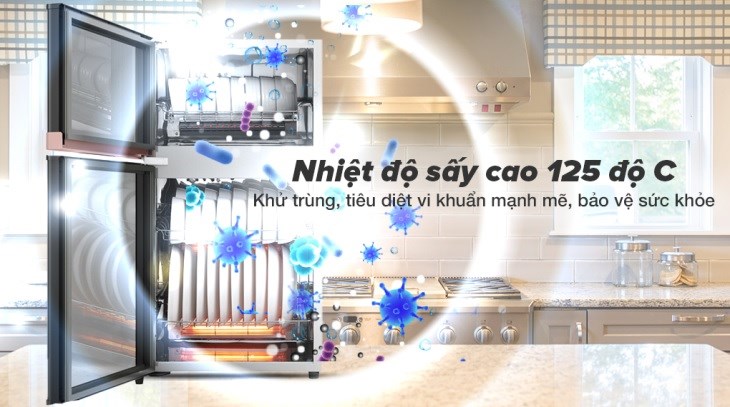 Máy sấy chén giúp khử trùng và diệt khuẩn hiệu quả Máy sấy chén giúp khử trùng và diệt khuẩn hiệu quả