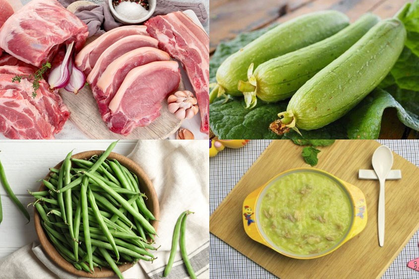 Cách nấu cháo thịt heo đậu cove cho bé