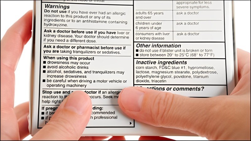 Tránh sử dụng các sản phẩm không có thông tin rõ ràng