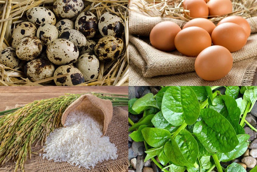 Các món cháo trứng cút cho bé ăn dặm