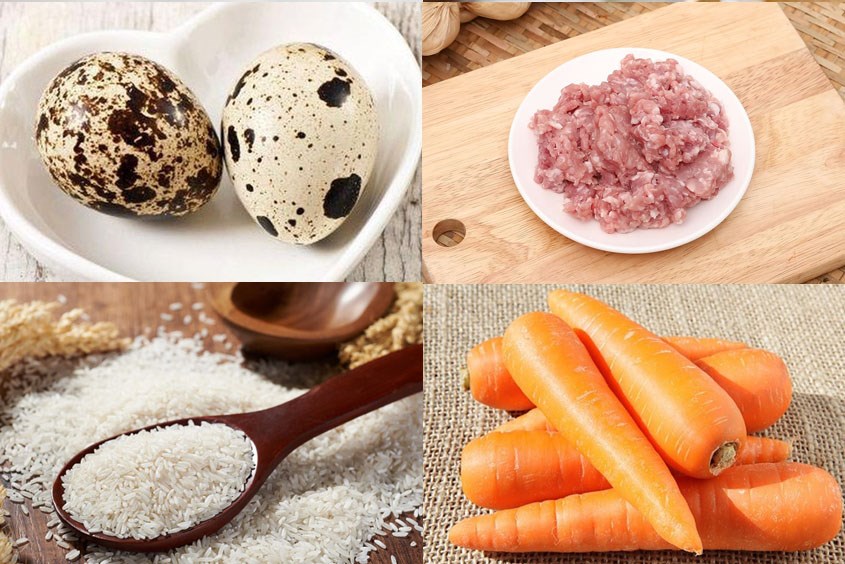 Chia sẻ các món cháo trứng cút cho bé ăn dặm