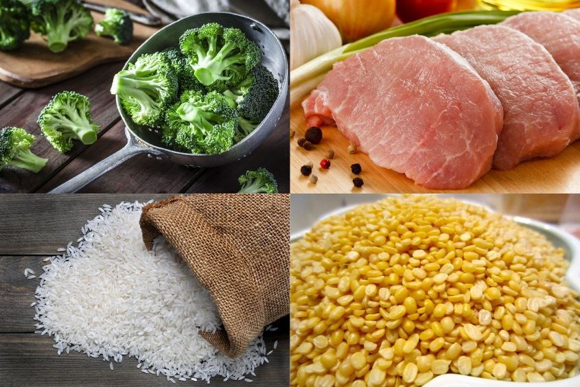 Cách nấu cháo thịt heo bông cải xanh cho bé