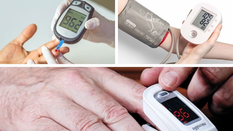 Các máy theo dõi bệnh nền giúp phát hiện chỉ số bất thường kịp thời