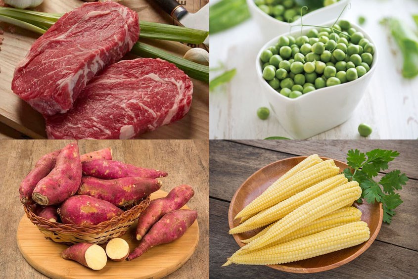 Tham khảo các món cháo thịt bò đậu Hà Lan cho bé