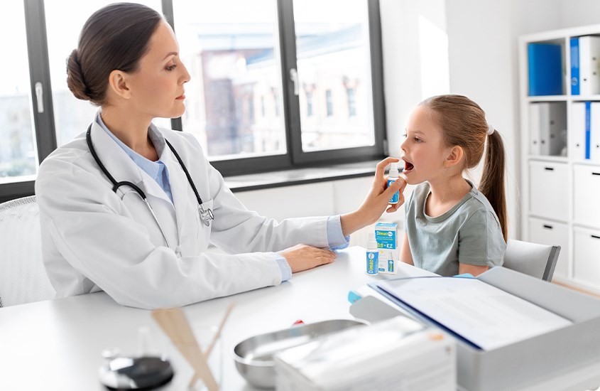 Có thể xịt trực tiếp Dimao Pro vào khoang miệng hoặc có thể trộn cùng đồ uống