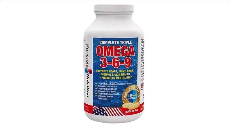 Viên uống Complete Triple Omega 3-6-9 hỗ trợ phát triển não bộ, tốt cho mắt