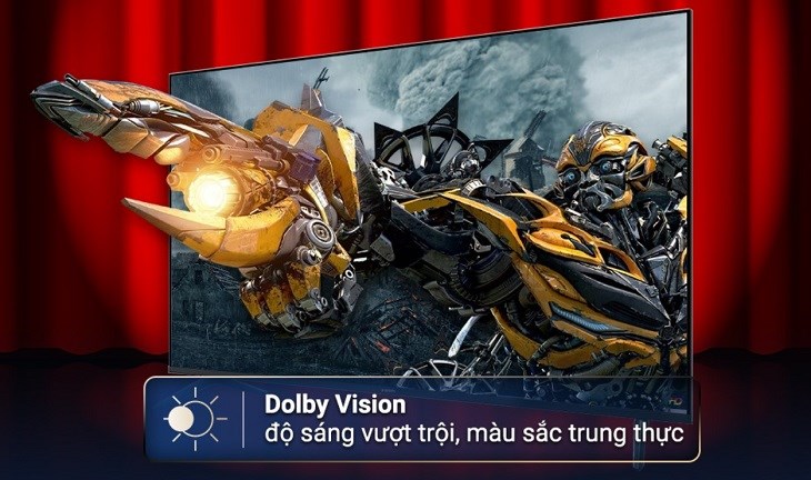 Công nghệ Dolby Vision trên tivi Xiaomi cho hình ảnh hiển thị sắc nét với màu sắc tự nhiên, 