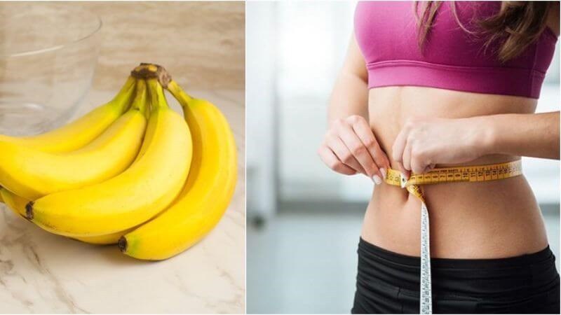 Chuối tiêu giúp giảm cân hiệu quả