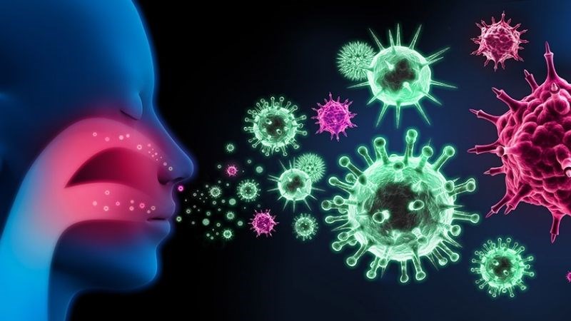 Cảm cúm lây truyền rất nhanh qua đường hô hấp