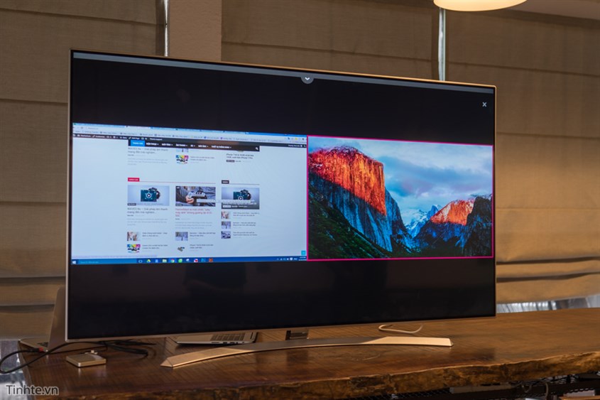 Tính năng Multi View cho phép người dùng xem nhiều nội dung cùng lúc trên màn hình tivi LG