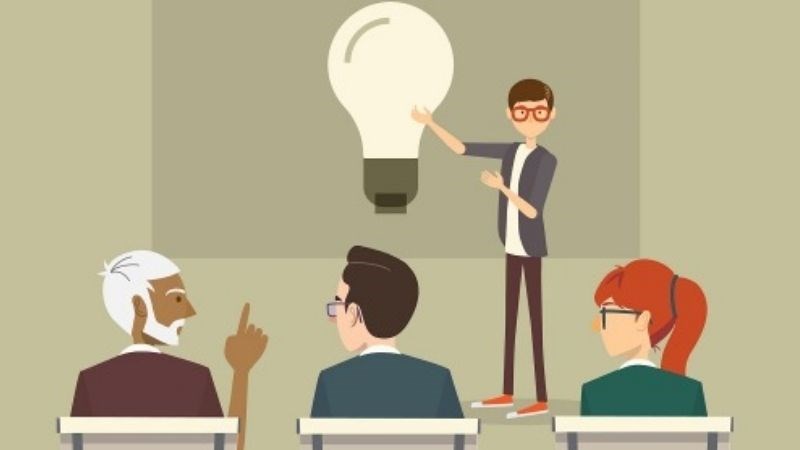 Luyện tập trình bày phần nói với gia đình và bạn bè để cải thiện sự tự tin