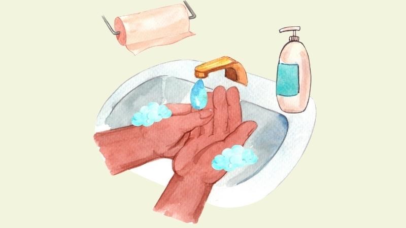 Rửa tay thường xuyên giúp phòng ngừa sự lây lan các bệnh về mắt