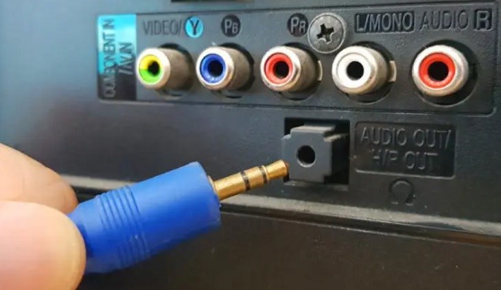 Kiểm tra các đầu dây kết nối từ các thiết bị phát âm thanh đến tivi Casper