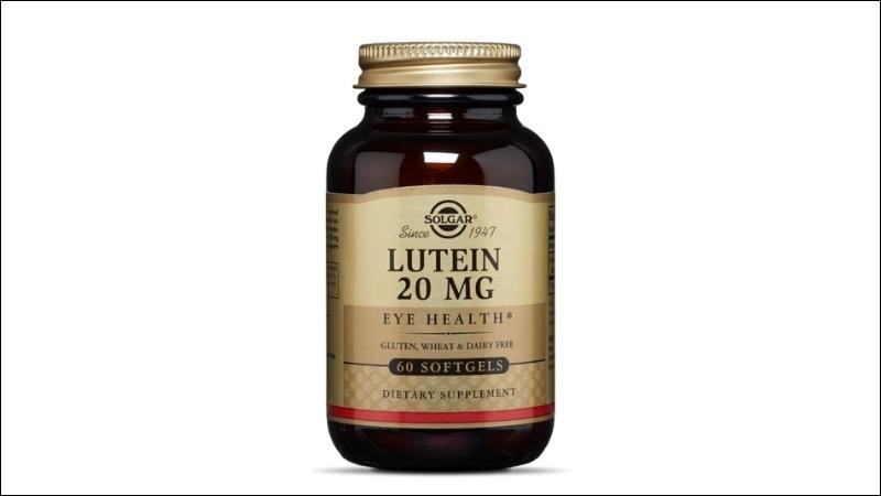Thuốc uống cho mắt Solgar Lutein có tác dụng bổ sung Lutein và cải thiện thị lực