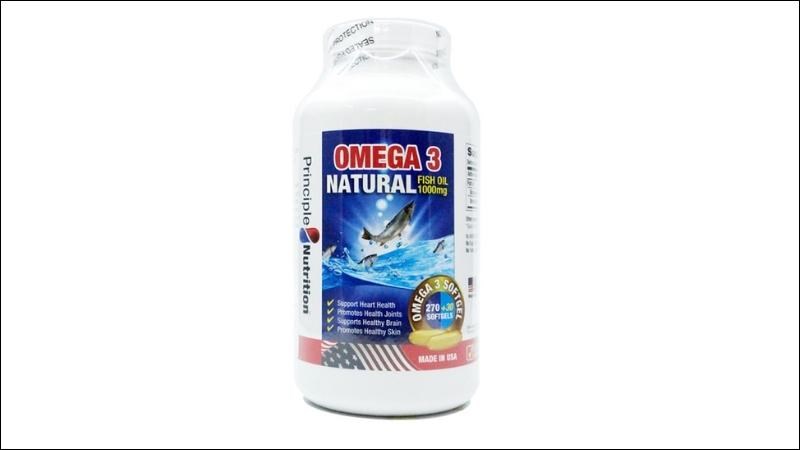 Viên uống Omega 3 Principle Nutrition phù hợp với người có nguy cơ thoái hóa điểm vàng