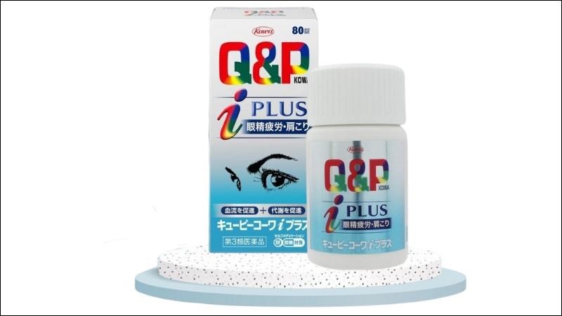 Viên uống Q&P Kowa I Plus giúp tăng cường lưu thông mạch máu ở mắt