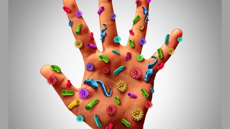 Làn da tự nhiên tràn ngập các loại vi khuẩn khác nhau