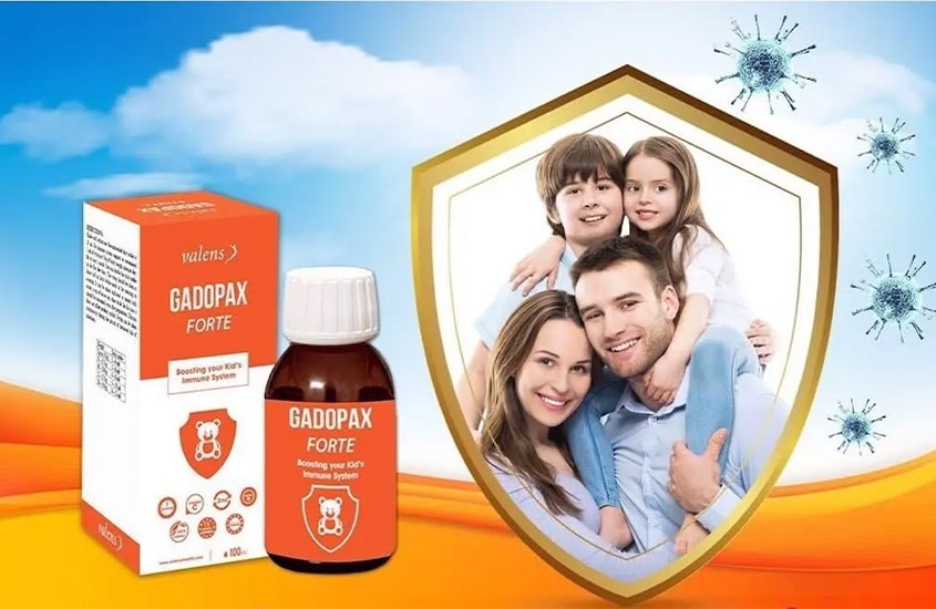 Siro Valens Gadopax Forte hỗ trợ tăng sức đề kháng