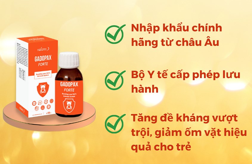 Liều lượng sử dụng siro Valens Gadopax Forte
