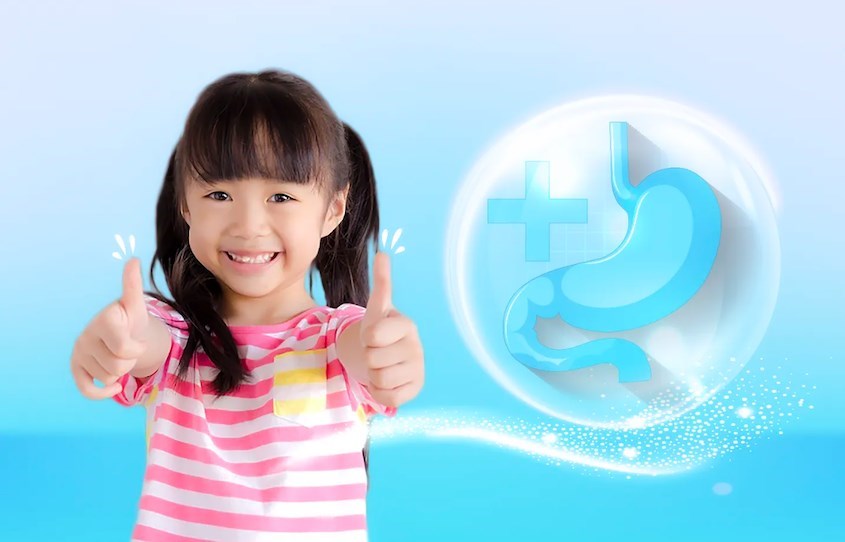 Duy trì một chế độ ăn uống lành mạnh để bé có hệ tiêu hoá khoẻ mạnh