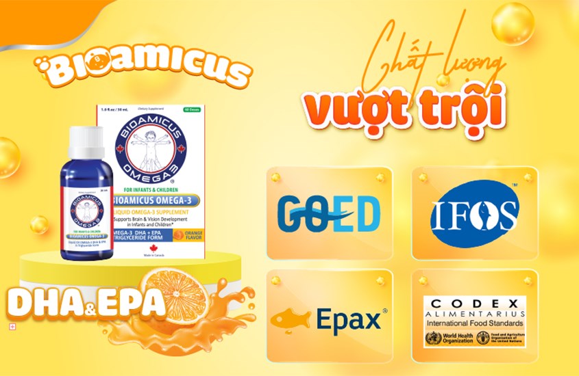 Ưu điểm vượt trội của siro Bioamicus Omega-3