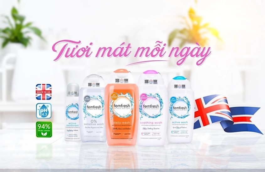 Femfresh là thương hiệu  của tập đoàn Church & Dwight Co., Inc. có trụ sở tại Hoa Kỳ