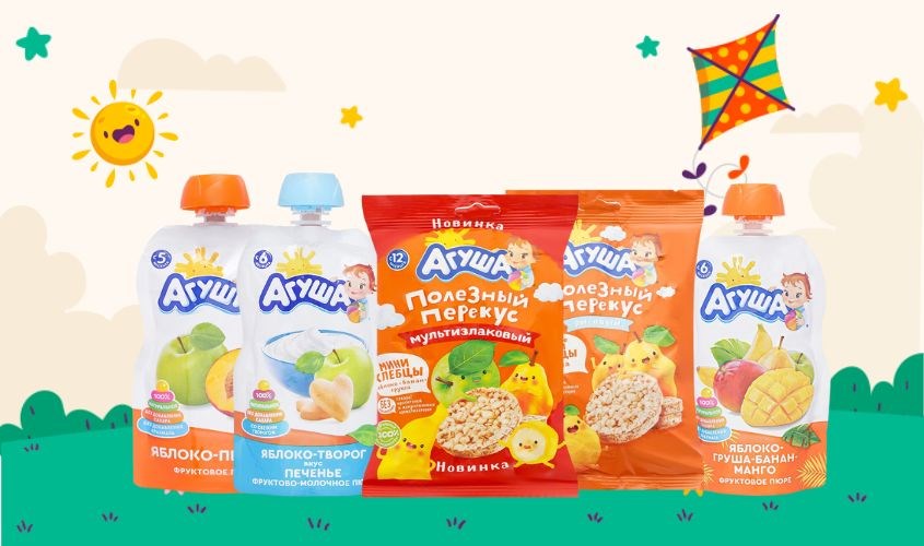 Một số sản phẩm của Agusha