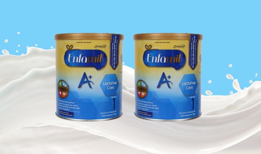 Sữa bột Enfamil A+ LactoFree Care 400g (0 - 12 tháng)