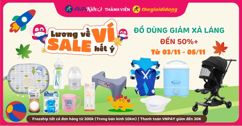 Cuối tuần đồ dùng giảm xả láng đến 50%+ siêu hấp dẫn