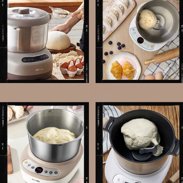 Hướng dẫn các bước cơ bản để sử dụng máy nhồi bột Bear đúng cách