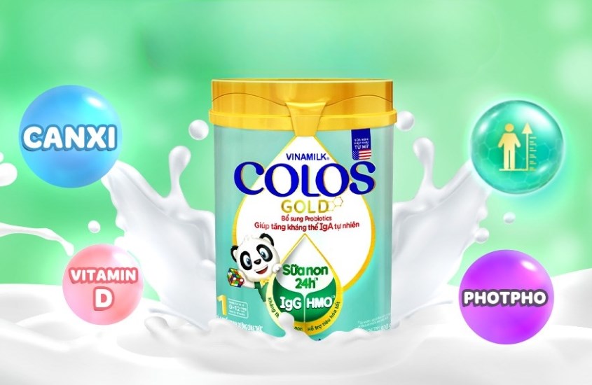 Sữa bột Vinamilk ColosGold số 1 800g (0 - 12 tháng) Sữa bột Vinamilk ColosGold số 1 800g (0 - 12 tháng)