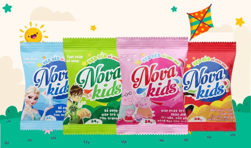 Kẹo dẻo Nova Kids