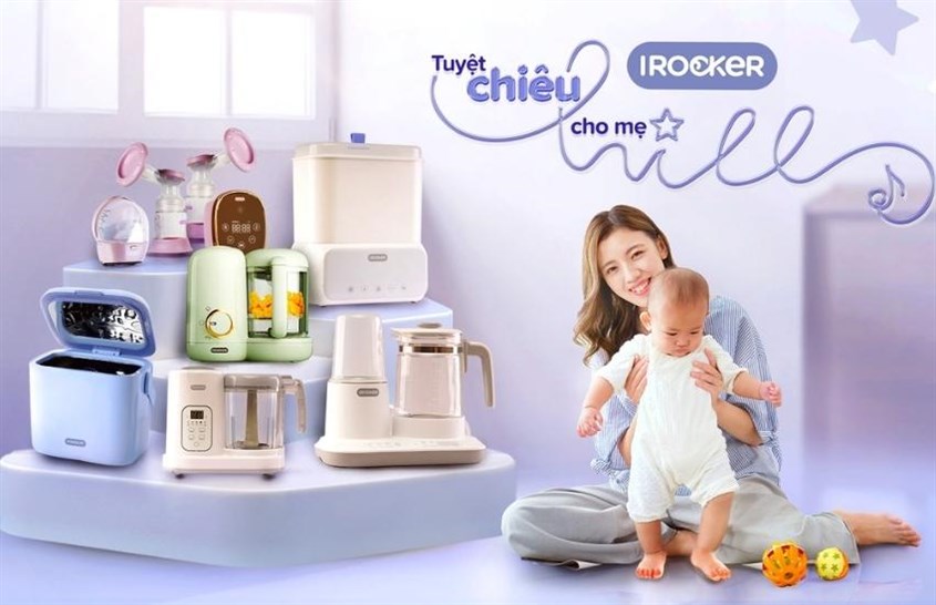 Irocker là thương hiệu điện tử chuyên dụng cho mẹ và bé Irocker là thương hiệu điện tử chuyên dụng cho mẹ và bé