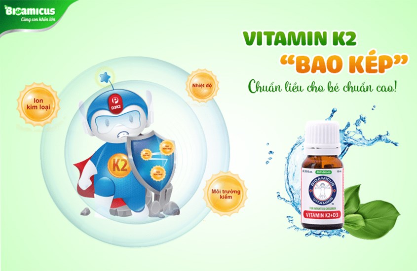 Vitamin K2 bao kép độc quyền đầu tiên và duy nhất