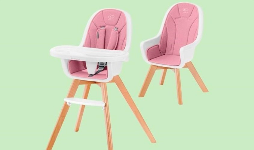 Ghế ăn Kinderkraft KK.TIXI (6 tháng - 5 tuổi) - Màu hồng