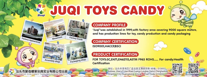 Shantou Juqi là thương hiệu kẹo đồ chơi nổi tiếng của Trung Quốc