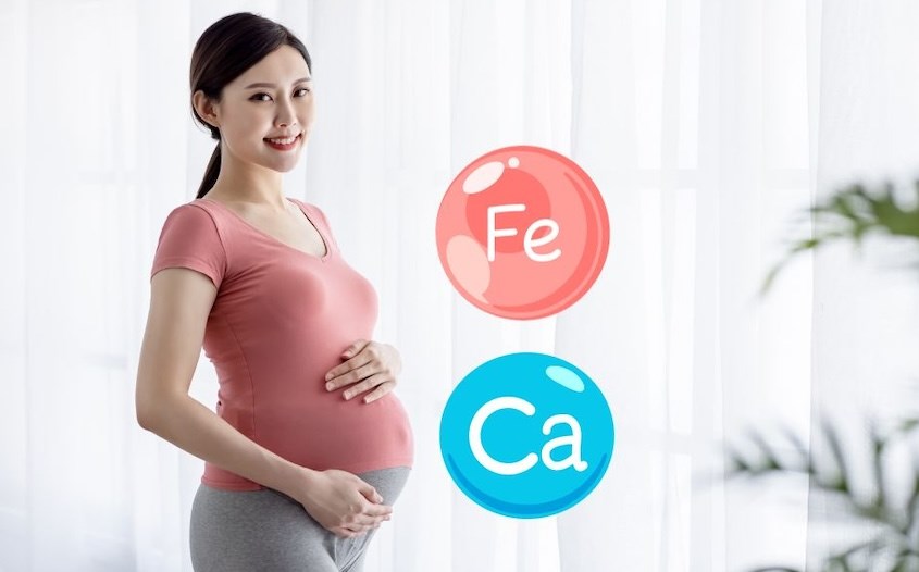 Vai trò của sắt và canxi đối với mẹ bầu
