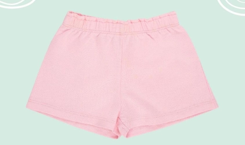 Quần short bé gái Lullaby NH319M màu hồng nhạt