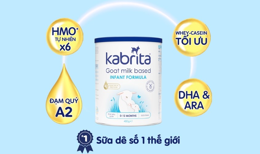 Sữa bột Kabrita số 1 400g (0 - 12 tháng)