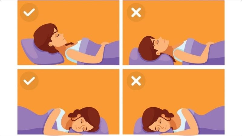 Tư thế nằm đúng và không gây đau cổ cho người bị trào ngược dạ dày thực quản