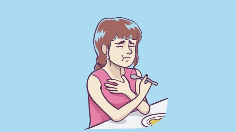 Khó nuốt là triệu chứng nổi bật của bệnh hẹp thực quản