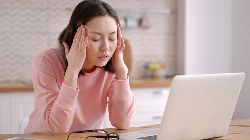 Bệnh nhân có thể cảm thấy không khỏe ở giai đoạn đầu của bệnh