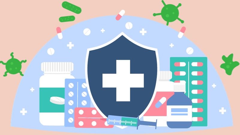 Kháng sinh là can thiệp đầu tay thường được bác sĩ sử dụng